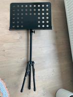 Muziekstandaard - Zwart Metaal - Inklapbaar - nog als nieuw!, Ophalen, Zo goed als nieuw, Muziekstandaard, Accordeon