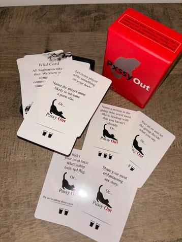 Drankspel Pussy out (18+) beschikbaar voor biedingen