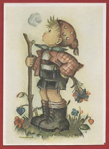 Kinderen - "Hummel" - kind met geplukte bloemetjes - Ong. beschikbaar voor biedingen
