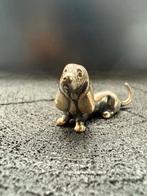 Zilveren Teckel Miniatuur, Antiek en Kunst, Ophalen of Verzenden