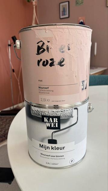 Karwei muurverf bleekroze beschikbaar voor biedingen