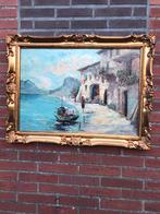 Moo oude schilderij olie verf  62 x 82, Ophalen of Verzenden