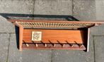 Vintage Jaren 60 Houten Kapstok, Gebruikt, Minder dan 100 cm, Hout, Ophalen