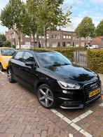 Audi A1 1.0 Tfsi 70KW Sportback  S-line facelift versie 2015, Voorwielaandrijving, Stof, A1, Zwart