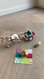 Schleich picknickset met paard en kar, Ophalen of Verzenden, Zo goed als nieuw, Overige typen