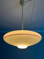 Vintage retro UFO woon- slaapkamer glazen lamp uit 1960., Ophalen of Verzenden, Gebruikt, Glas, Minder dan 50 cm