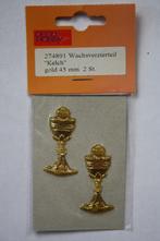 5 zakjes Deco Hobby ornament kaarsvers. kelk goud, Ophalen of Verzenden, Nieuw, Materiaal