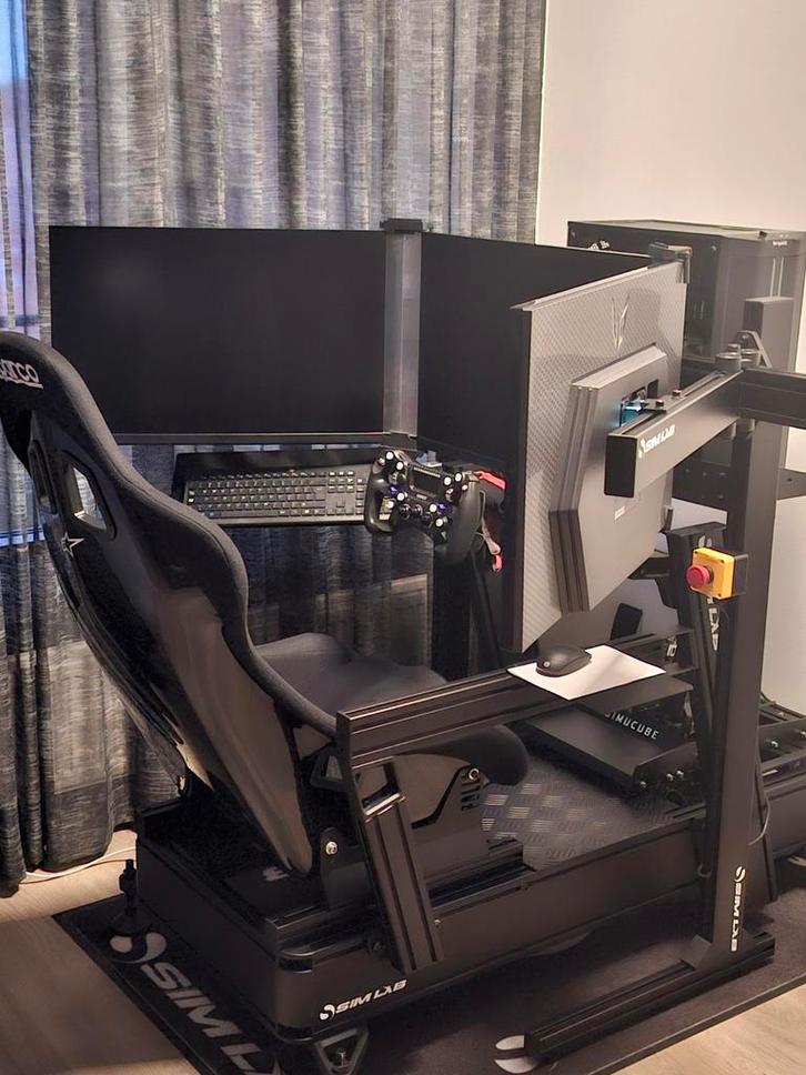 Sim-Lab P1X Pro cockpit compleet high end componenten, Computers en Software, Joysticks, Zo goed als nieuw, Ophalen