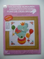 Borduurwerk-pakketje "Olifantje", Hobby en Vrije tijd, Borduren en Borduurmachines, Ophalen of Verzenden, Nieuw, Handborduren