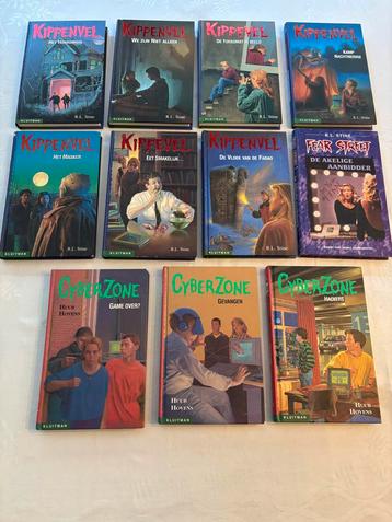 Kippenvel, Fear Street & Cyberzone - 11 Jeugdboeken beschikbaar voor biedingen