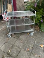 Rvs serveer  kar, Ophalen of Verzenden, Gebruikt, Transportkar