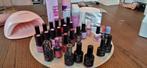 Pink gellac, Sieraden, Tassen en Uiterlijk, Uiterlijk | Cosmetica en Make-up, Ophalen of Verzenden, Zo goed als nieuw, Roze, Handen en Nagels