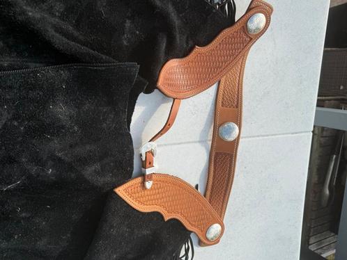 Stoere western leren rijbroek maat s echt leer, Kleding | Heren, Broeken en Pantalons, Zo goed als nieuw, Maat 46 (S) of kleiner