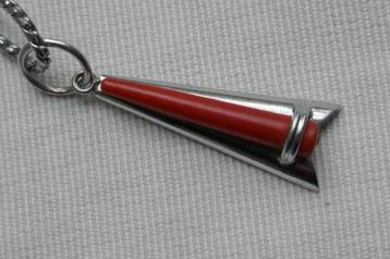 Art Déco hanger aan ketting  -   Antiek beschikbaar voor biedingen
