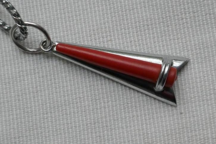 Art Déco hanger aan ketting  -   Antiek, Sieraden, Tassen en Uiterlijk, Antieke sieraden, Ketting, Overige materialen, Verzenden