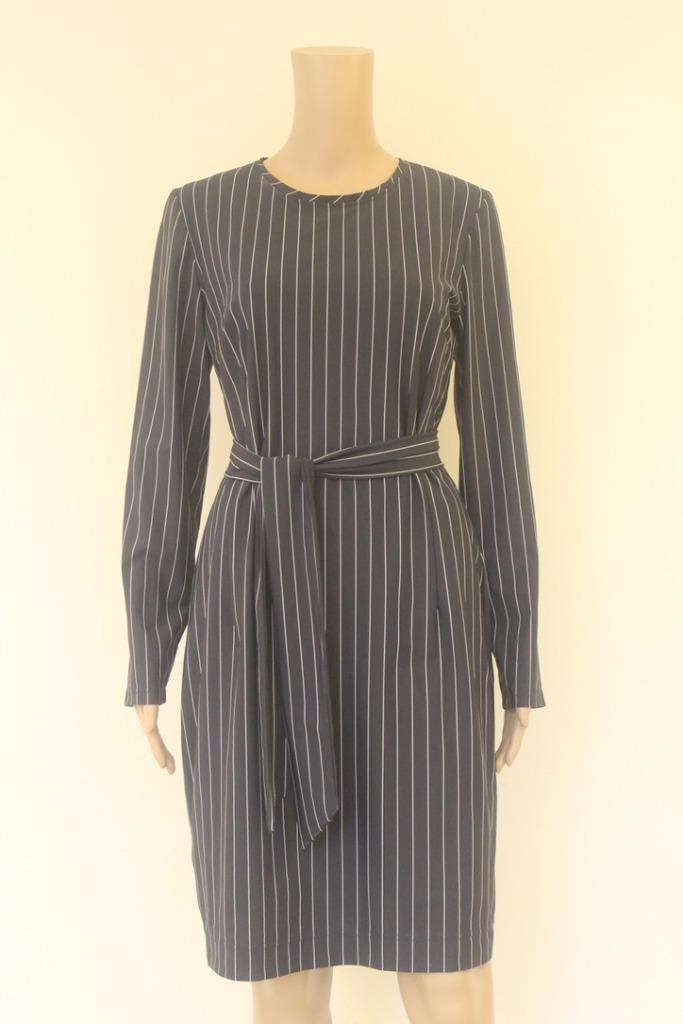 Rosalinde Mode blauw gestreept jurkje maat 36, Kleding | Dames, Jurken, Zo goed als nieuw, Maat 36 (S), Blauw, Knielengte, Ophalen of Verzenden
