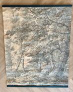 Heel mooi rustig wanddoek papier natuur bossen 152 x 120 cm, Ophalen of Verzenden