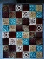 Mix van 12 antieke Engelse art nouveau tegels 46,2 x 61,7cm, Antiek en Kunst, Ophalen of Verzenden