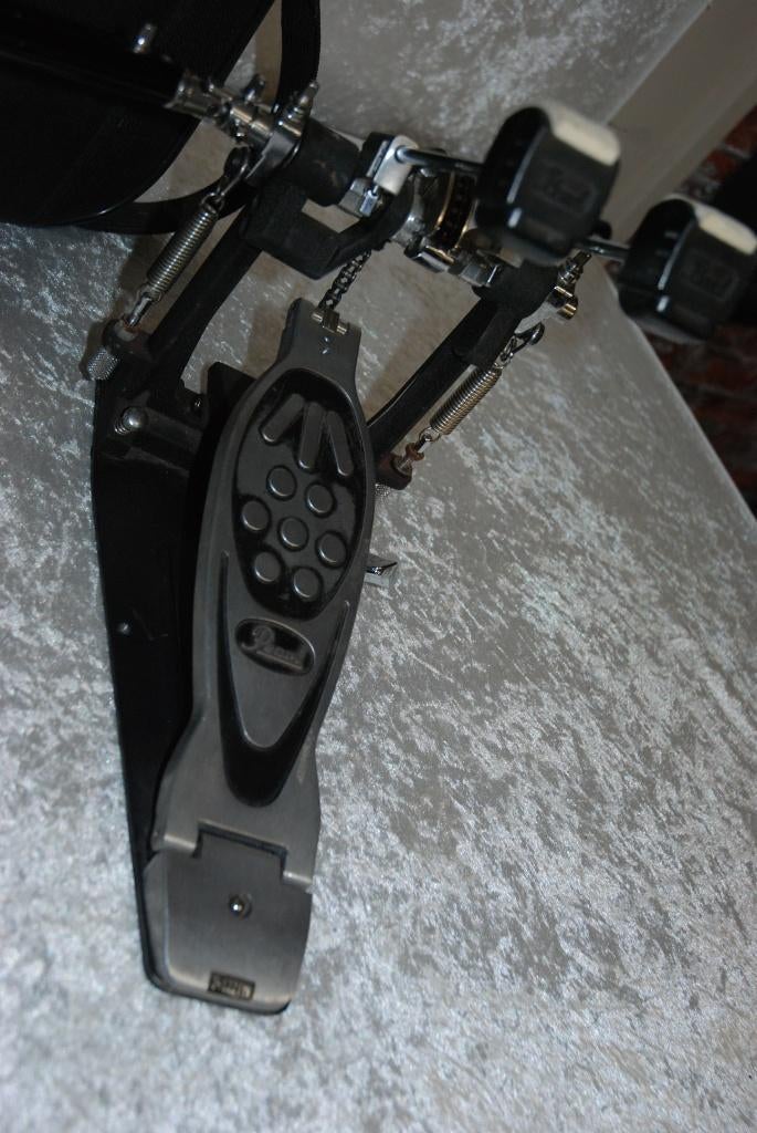 Pearl 122-tw dubbel basdrum pedaal met tas  <26260224>, Gebruikt, Drums of Percussie, Ophalen of Verzenden, .