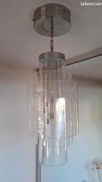 chrome plexiglas lamp, Ophalen, Zo goed als nieuw, 50 tot 75 cm