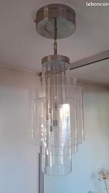 chrome plexiglas lamp  beschikbaar voor biedingen