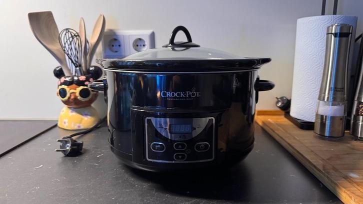 Crock-Pot CR507 4.7L Slow Cooker - Used 3 times Amsterdam, Witgoed en Apparatuur, Slowcookers, Zo goed als nieuw, Timer, Ophalen