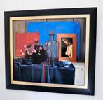 Ad Nent, Realistisch stilleven op paneel., Ophalen of Verzenden