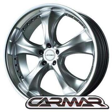 20" Lenso LS 29 Silver/Mirror Lip geschikt voor Porsche Caye beschikbaar voor biedingen