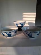 3 Chinese kommen- Fu-Lu- Shou decor, Antiek en Kunst, Ophalen of Verzenden