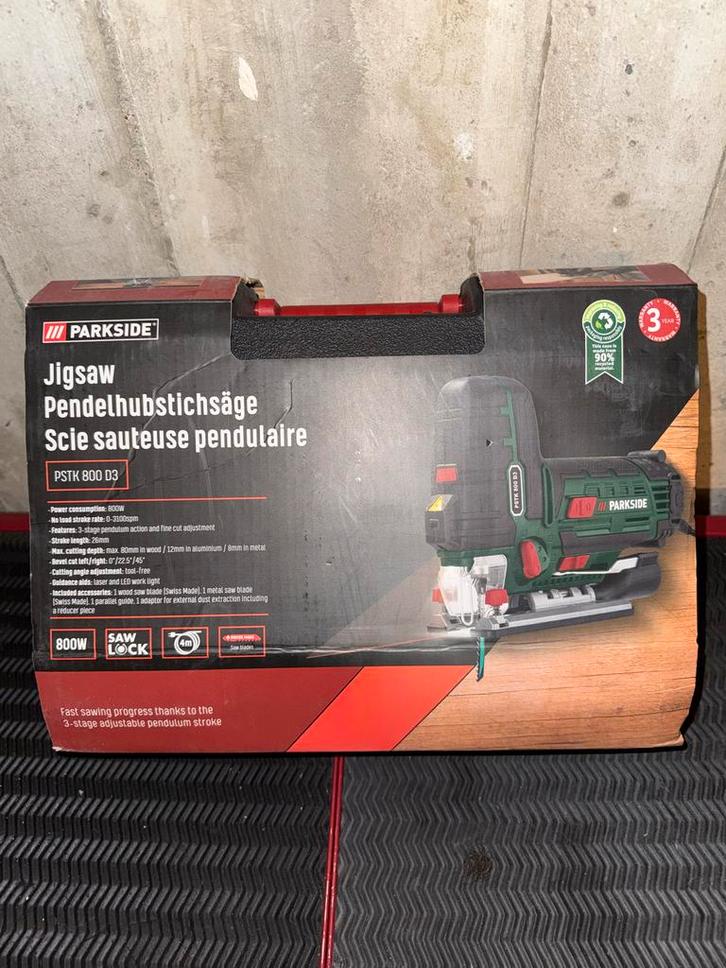 Parkside Decoupeerzaag 230V - Zo goed als nieuw!, Doe-het-zelf en Verbouw, Gereedschap | Zaagmachines, Zo goed als nieuw, Decoupeerzaag