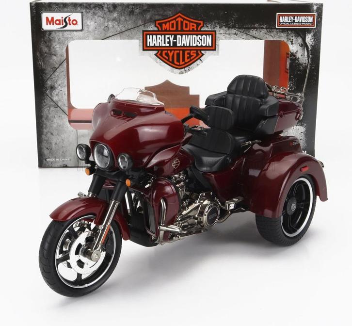 Harley Davidson CVO Tri Glide 2021, 1/12, Maisto, Hobby en Vrije tijd, Modelauto's | 1:5 tot 1:12, Nieuw, Motor, Ophalen of Verzenden