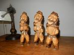 Houten muziekband van drie muzikanten, Verzamelen, Beelden en Beeldjes, Ophalen of Verzenden, Zo goed als nieuw, Mens