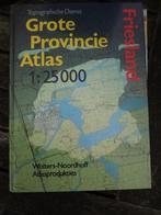 Grote provinciale atlas friesland boek, Boeken, Atlassen en Landkaarten, Nederland, Gelezen, Ophalen of Verzenden, 1800 tot 2000