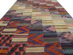 Perzisch tapijt - Patchwork - 412 x 308 cm - Handgeknoopt, Crème, 200 cm of meer, Ophalen of Verzenden, Zo goed als nieuw