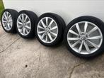 Originele Volkswagen golf velgen 17 inch met zomerbanden, Ophalen of Verzenden