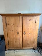 Antieke Biedermeier kast, Huis en Inrichting, Kasten | Computermeubels, Gebruikt, 120 tot 170 cm, Grenenhout, Minder dan 70 cm
