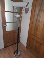 Strakke Staande Lamp met Leeslamp, Huis en Inrichting, Strak, Gebruikt, Ophalen of Verzenden, Metaal