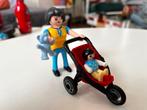 Playmobil. Moeder met baby en kinderwagen en knuffel, Kinderen en Baby's, Speelgoed | Playmobil, Ophalen of Verzenden, Zo goed als nieuw