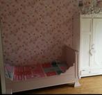 Brocant landelijk bed, opsetims roze 90x200.  Bopitastijl, Ophalen, Gebruikt, 90 cm, 200 cm