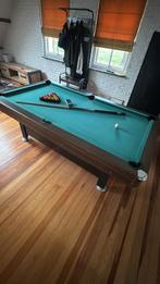 Pooltafel met accessoires, Ophalen of Verzenden, Gebruikt, Pooltafel