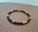 Zwarte gouden Rebel en Rose armband dames vrouwen and & S, Sieraden, Tassen en Uiterlijk, Armbanden, Ophalen of Verzenden, Zo goed als nieuw