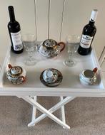 Butlers tray wit, Huis en Inrichting, Tafels | Bijzettafels, 55 tot 75 cm, Zo goed als nieuw, Rechthoekig, Hout