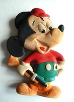 Mickey Mouse heet waterkruik Duarry rubber Made in Spain WD, Verzenden, Mickey Mouse, Gebruikt, Overige typen