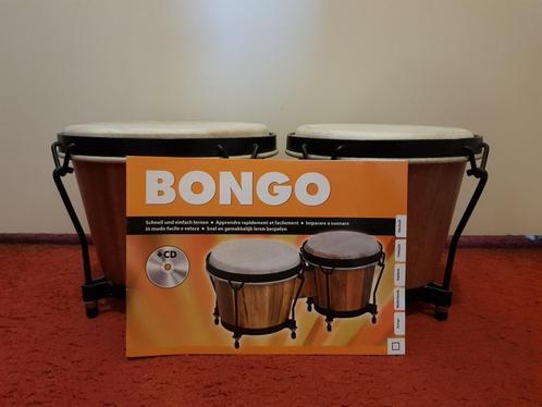 Bongo's - snel+gemakkelijk leren bespelen incl. leerboek+cd, Muziek en Instrumenten, Percussie, Zo goed als nieuw, Trommel, Ophalen of Verzenden