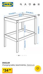 IKEA SNIGLAR Verschoontafel - Baby commode, Minder dan 75 cm, 50 tot 70 cm, Nieuw, Ophalen of Verzenden