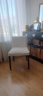 4 Stoelen Ikea met extra hoezen, Huis en Inrichting, Stoelen, Ophalen of Verzenden, Gebruikt, Wit