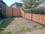 Hout/Beton Schutting voordelig plaatsen, Ophalen of Verzenden, Nieuw, Hout, 1 tot 2 meter