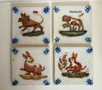 ANTIEKE TEGELS VAN DIEREN, Antiek en Kunst, Antiek | Wandborden en Tegels, Ophalen of Verzenden