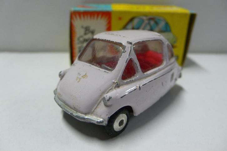 heinkel trojan bubblecar-corgi toys #233- org lak/doosje, Hobby en Vrije tijd, Modelauto's | 1:43, Gebruikt, Auto, Corgi, Verzenden