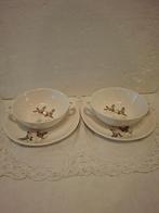 Villeroy & Boch - 2 soepkommen & schotel met wilde eendjes, Ophalen of Verzenden